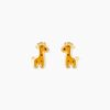 Histoire d'Or Boucles D'Oreilles Puces Mostafa Or Jaune