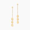 Histoire d'Or Boucles D'Oreilles Pendantes Lueur Or Jaune