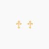 Histoire d'Or Boucles D'Oreilles Puces Lyndon Or Jaune
