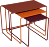 fermob TRILOGIE DE TABLES BASSES GIGOGNES