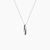 Histoire d'Or Collier Courbes Or Blanc Diamant
