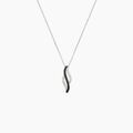 Histoire d'Or Collier Courbes Or Blanc Diamant