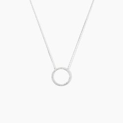 Histoire d'Or Collier Amene Or Blanc Diamant