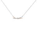 Histoire d'Or Collier Tonnia Or Bicolore Diamant