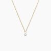 Histoire d'Or Collier Mable Or Jaune Diamant Synth&eacute;tique