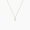 Histoire d'Or Collier Serenya Or Jaune Diamant Synth&eacute;tique