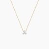 Histoire d'Or Collier Usoa Or Jaune Diamant Synth&eacute;tique