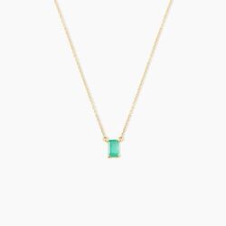 Histoire d'Or Collier Ethalyn Or Jaune Emeraude