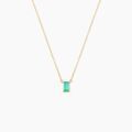 Histoire d'Or Collier Ethalyn Or Jaune Emeraude