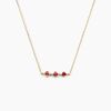 Histoire d'Or Collier Muhsina Or Jaune Rubis