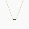 Histoire d'Or Collier Maynard Or Jaune Emeraude