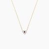 Histoire d'Or Collier Bengt Or Jaune Rubis Diamant