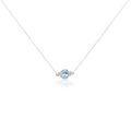 Colliers sur Grenoble : Histoire d'Or Collier Diapre Or Blanc Topaze Oxyde De Zirconium