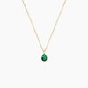 Histoire d'Or Collier Ond&eacute;e Or Jaune Malachite