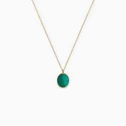 Histoire d'Or Collier Lucky Gems Or Jaune Malachite