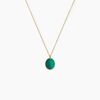 Histoire d'Or Collier Lucky Gems Or Jaune Malachite