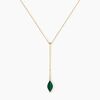 Histoire d'Or Collier Elisud Or Jaune Malachite