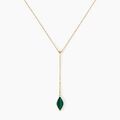 Histoire d'Or Collier Elisud Or Jaune Malachite