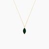 Histoire d'Or Collier Elisud Or Dor&eacute; Malachite