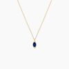 Histoire d'Or Collier Lucky Gems Or Jaune Lapis Lazuli Oxyde De Zirconium