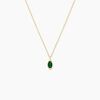 Histoire d'Or Collier Lucky Gems Or Jaune Malachite Oxyde De Zirconium