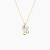 Histoire d'Or Collier Wandula Or Jaune Perle De Culture Oxyde De Zirconium