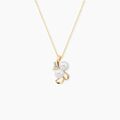 Histoire d'Or Collier Wandula Or Jaune Perle De Culture Oxyde De Zirconium