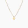 Histoire d'Or Collier Loving Pearl Or Jaune Perle De Culture