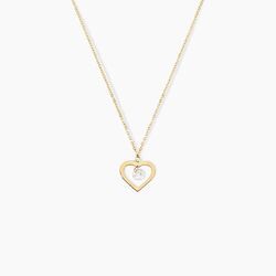 Histoire d'Or Collier Or Jaune Maximiliane Oxyde De Zirconium
