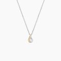 Histoire d'Or Collier Or Jaune Argent Blanc Oxyde De Zirconium