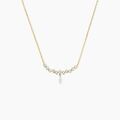 Colliers sur Grenoble : Histoire d'Or Collier Sparkle Or Jaune Oxyde De Zirconium
