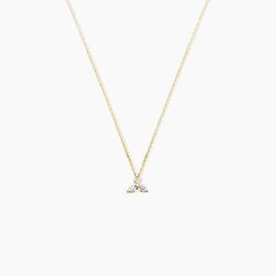 Histoire d'Or Collier Alpertti Or Jaune Oxyde De Zirconium