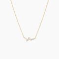 Colliers sur Grenoble : Histoire d'Or Collier Madelia Or Jaune Oxyde De Zirconium