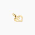Pendentifs sur Grenoble : Histoire d'Or Pendentif Eudocie Coeur Lettre Or Jaune