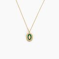 Histoire d'Or Collier Lueur Coloree Or Jaune
