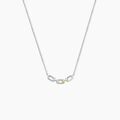 Histoire d'Or Collier Or Jaune Argent Blanc