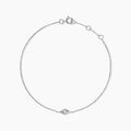 Bracelets sur Grenoble : Histoire d'Or Bracelet Eirena Or Blanc Diamant