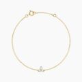 Histoire d'Or Bracelet Usoa Or Jaune Diamant Synth&eacute;tique