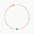 Bracelets sur Grenoble : Histoire d'Or Bracelet Onora Or Jaune Emeraude
