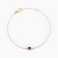 Histoire d'Or Bracelet Emotion Or Jaune Rubis Diamant