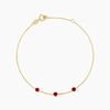 Histoire d'Or Bracelet Esmerald Rendez-Vous Or Jaune Rubis