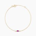Histoire d'Or Bracelet Pr&eacute;cieuses Nuances Or Jaune Rubis Diamant