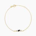 Histoire d'Or Bracelet Pr&eacute;cieux P&eacute;tales Or Jaune Saphir Et Diamants