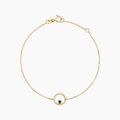 Bracelets sur Grenoble : Histoire d'Or Bracelet Eimhir Or Jaune Emeraude