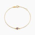 Bracelets sur Grenoble : Histoire d'Or Bracelet Icarus Or Jaune Am&eacute;thyste