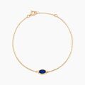Bracelets sur Grenoble : Histoire d'Or Bracelet Lucky Gems Or Jaune Lapis Lazuli Oxyde De Zirconium