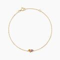 Histoire d'Or Bracelet Prisme Or Jaune Am&eacute;thyste Citrine P&eacute;ridot