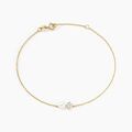 Bracelets sur Grenoble : Histoire d'Or Bracelet Riita Or Jaune Perle De Culture Oxyde De Zirconium