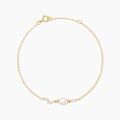 Histoire d'Or Bracelet Elysia Or Jaune Perle De Culture Oxyde De Zirconium