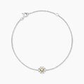 Histoire d'Or Bracelet Or Jaune Argent Blanc Oxyde De Zirconium